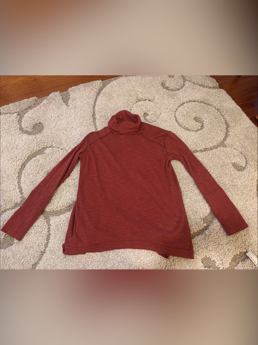 We The Free Cozy Turtleneck Sweater - Rust